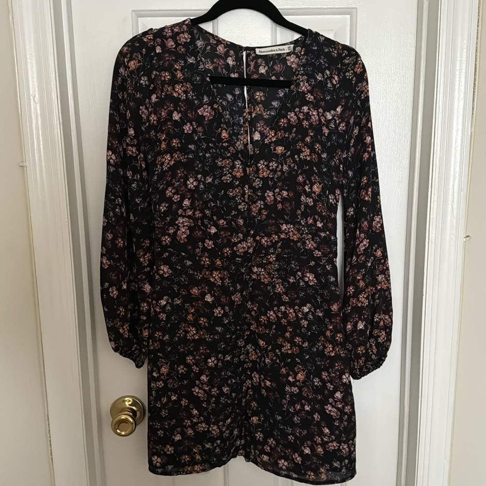 Fall Floral Dress